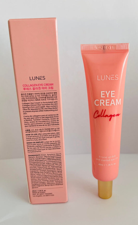 Lunes Collagen Eye Cream, Collagen Extract, Firm & Moisturize